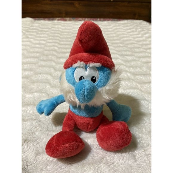 Papa Smurf Plush Stuffed Toy Peyo Sound - Picture 1 of 8
